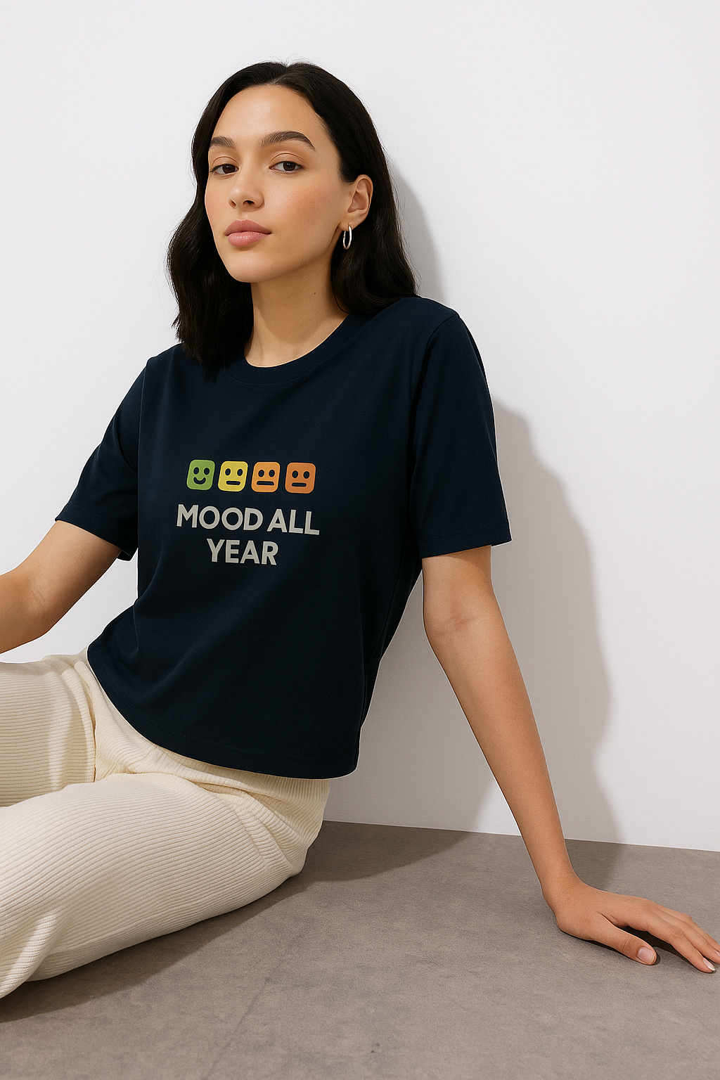 Mood All Year Unisex Terry Oversized Tee girl's