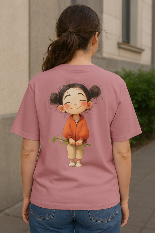 Feel The Day Unisex Terry Oversized Tee
