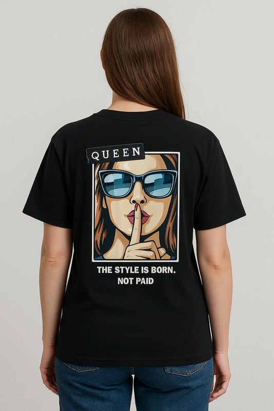 Street Style Unisex Terry Oversized Tee