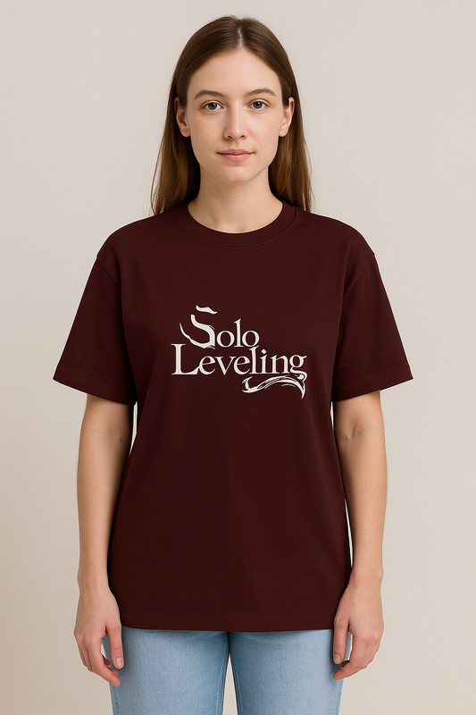 Solo Leveling Unisex Terry Oversized Tee