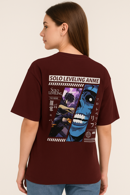 Solo Leveling Unisex Terry Oversized Tee