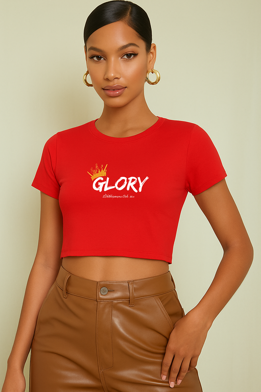 Success Empowering Quote Unisex Crop Top