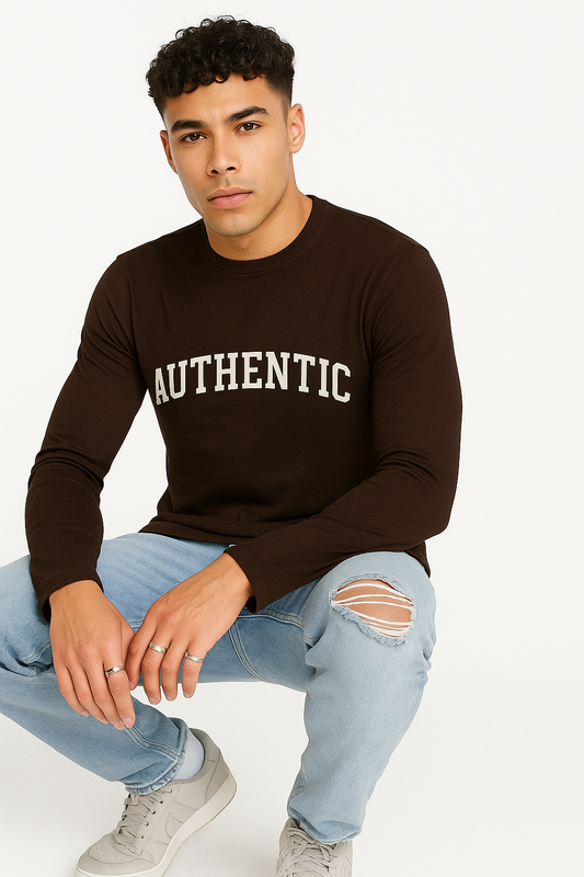 Authentic Male Full Sleeve T-Shirt
