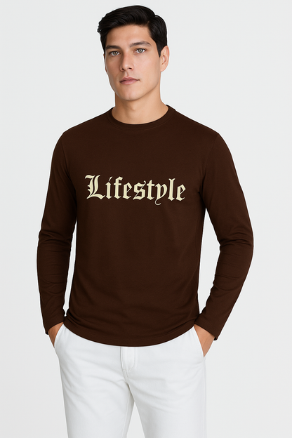 Lifestyle Male Full Sleeve T-Shirt