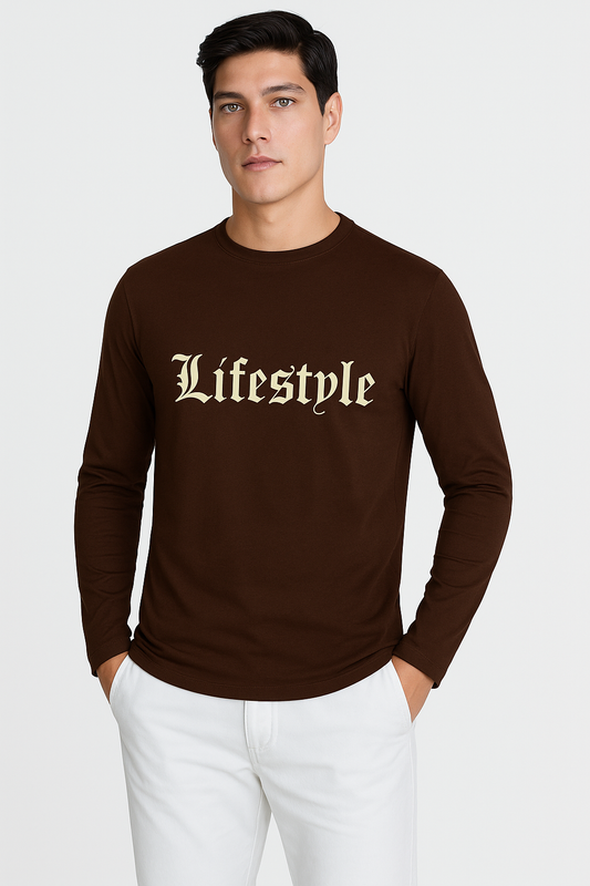 Lifestyle Male Full Sleeve T-Shirt