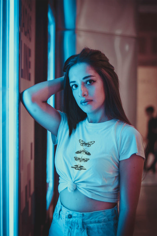 Butterfly Art Classic Crew T-Shirt