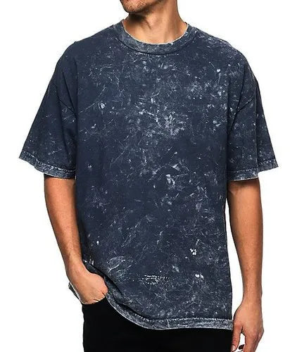 Plain Unisex Acid Wash Oversized T-shirt