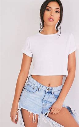 Plain Unisex Crop Top