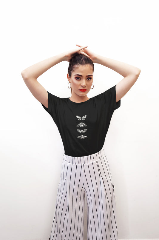 Butterfly Art Classic Crew T-Shirt