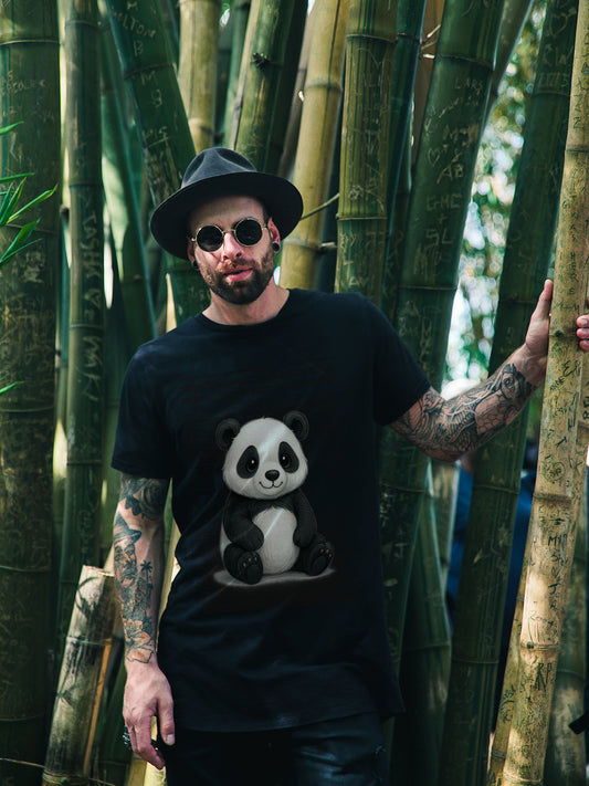 Cute Panda Classic Crew T-shirt